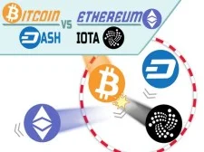 BITCOIN vs ETHEREUM DASH IOTA