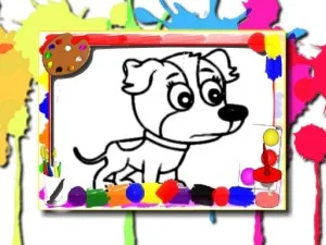 Dogs Coloring Book